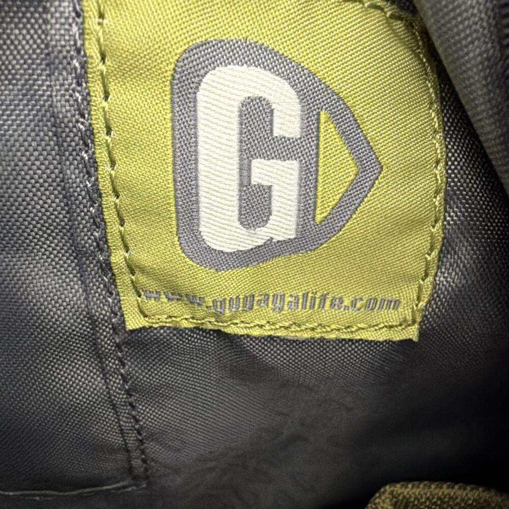 Go Gaga Messenger Diaper Bag Olive Green Gray dad's mom's baby sling purse - Picture 9 of 16